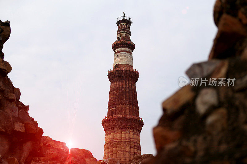 Qutub Minar，新德里，印度